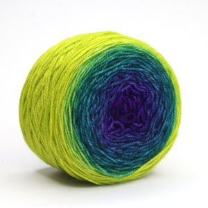 SNEK - kézzel festett hosszan átmenetes fonal - merinó - 324 Lola
