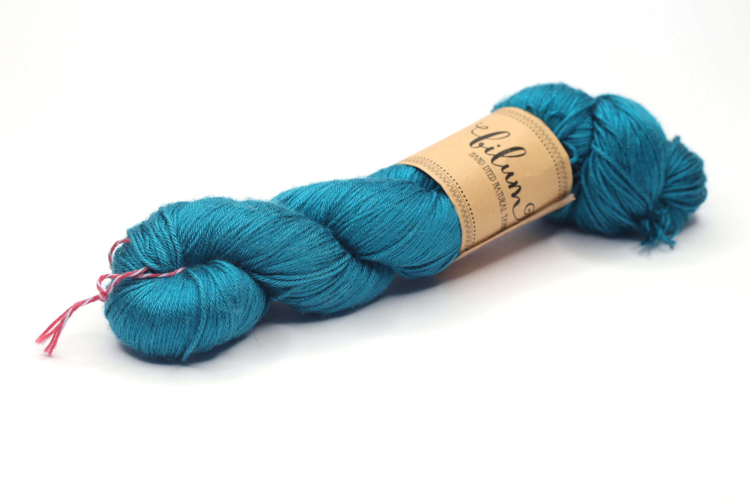 KALANG2 - kézzel festett fonal - 100g - selyem - 408-3 kékeszöld