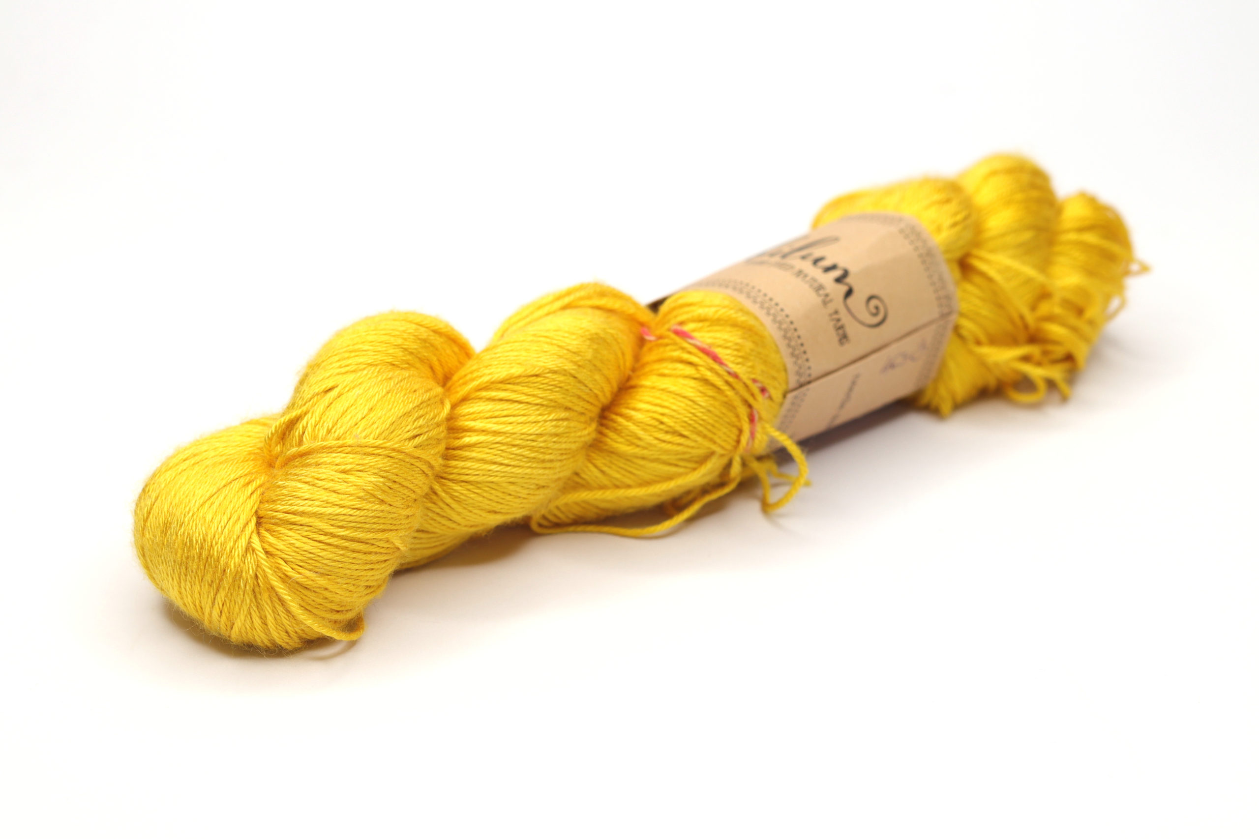 KALANG2 - kézzel festett fonal - 100g - selyem - 463-3 pitypang sárga