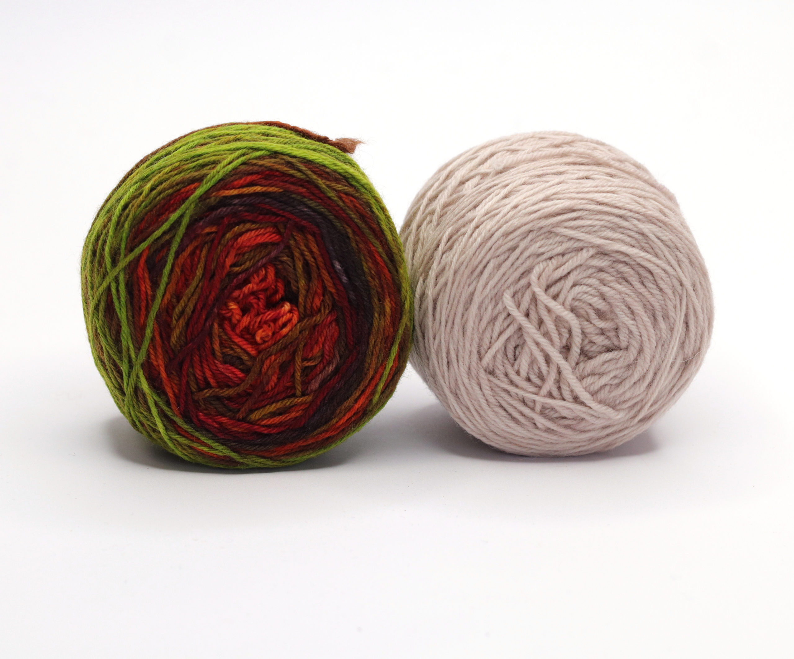 SOK - kézzel festett hibrid zoknifonal - 2x50g - 240316 OOAK!