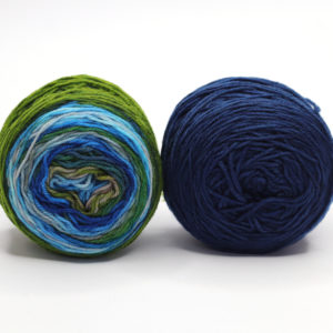 SOK - kézzel festett hibrid zoknifonal - 2x50g - 240317 OOAK!