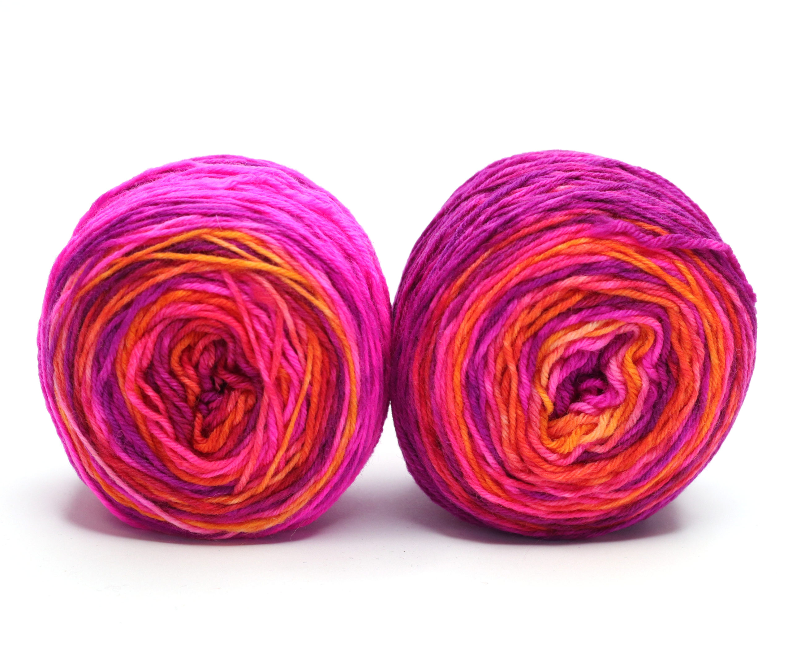 SOK - kézzel festett hibrid zoknifonal - 2x50g - H01 Summer Sunrise