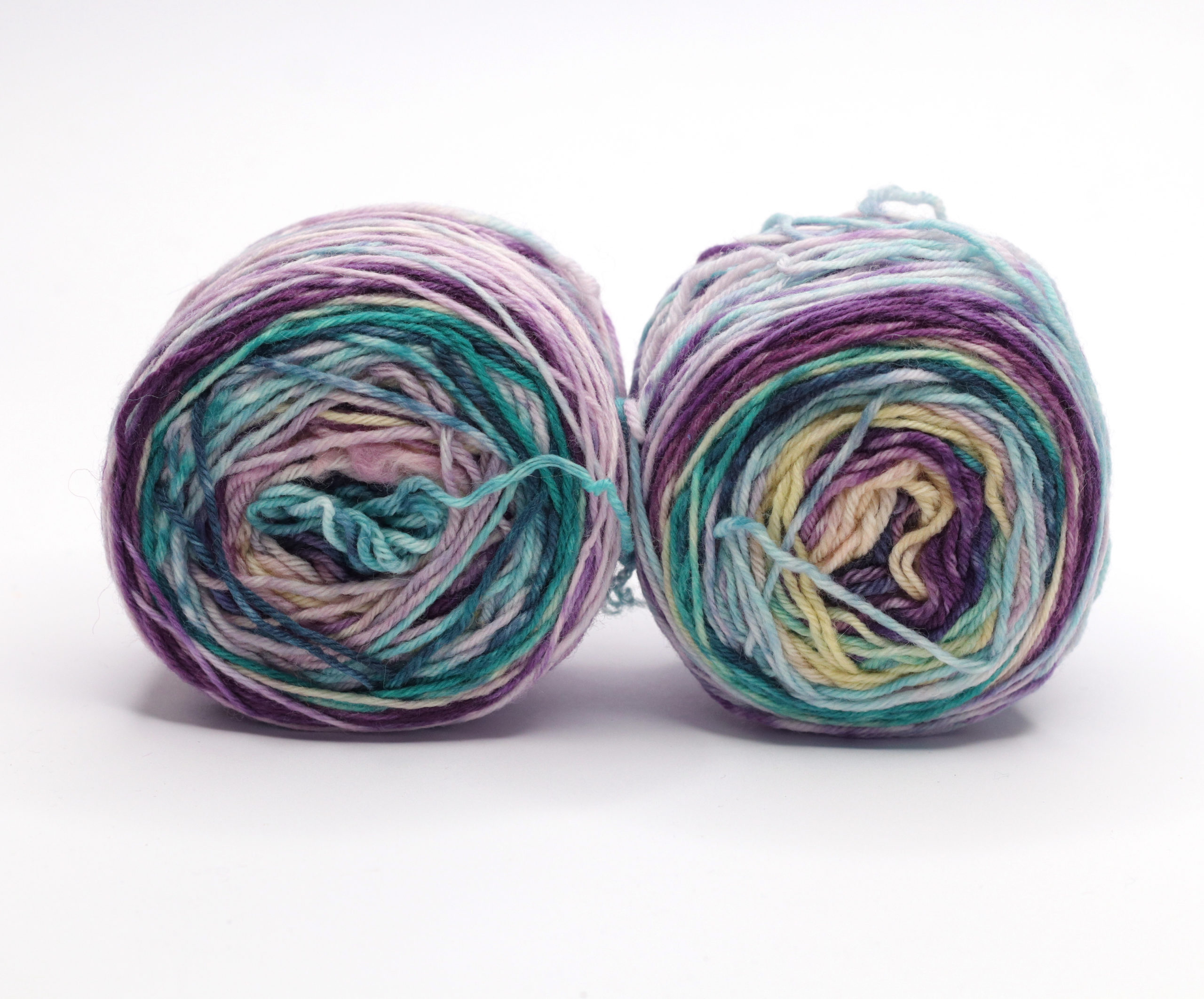 SOK - kézzel festett hibrid zoknifonal - 2x50g - H16 Spring is Here!