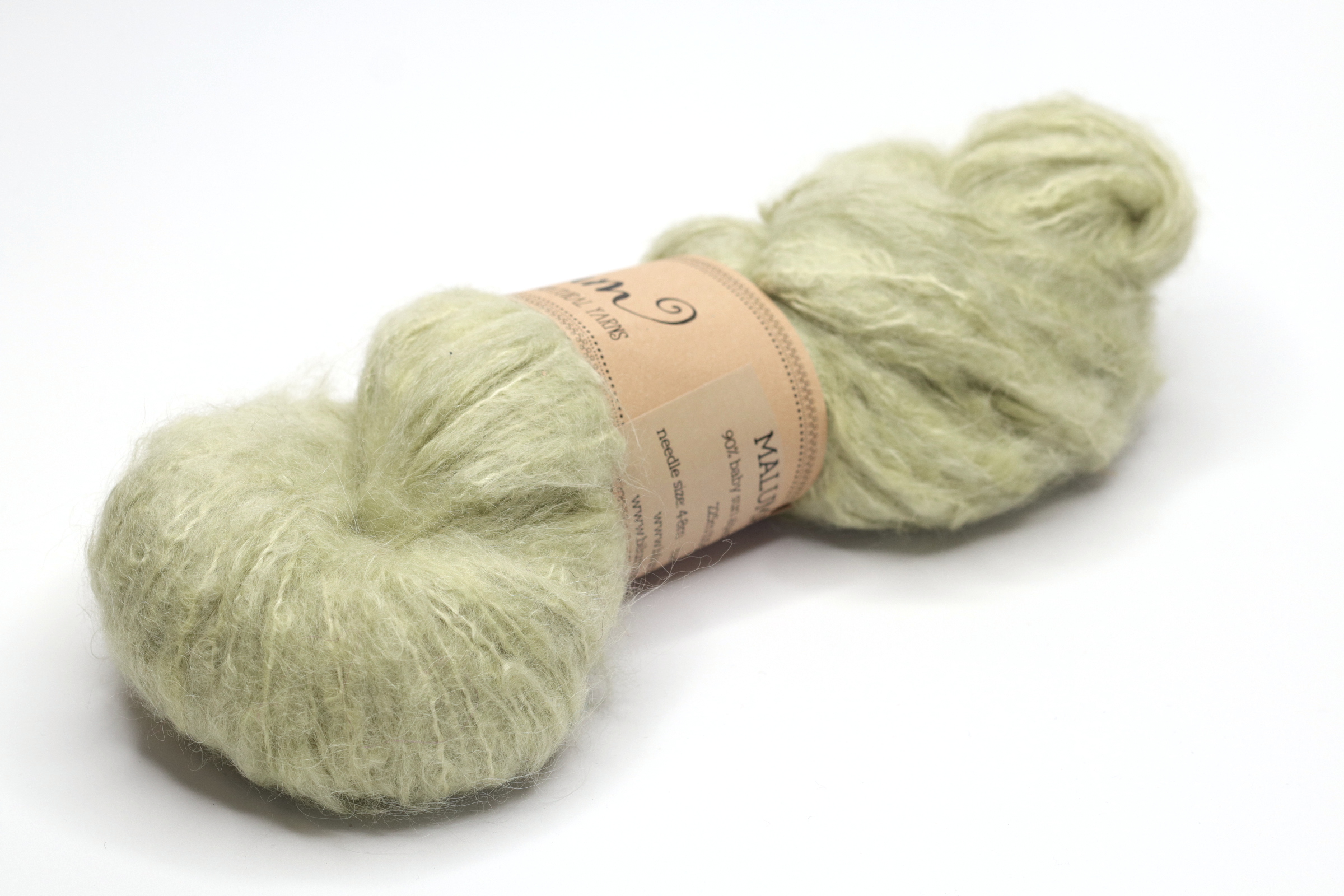 MALUMALU - kézzel festett egyszínű fonal - suri alpaka-selyem - 100g - 240746